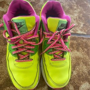 Nike Air Max 90 Leather GS "Volt Fire Pink"